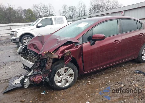 2014 Honda Civic Lx from USA, damaged, VIN 19XFB2F55EE213530